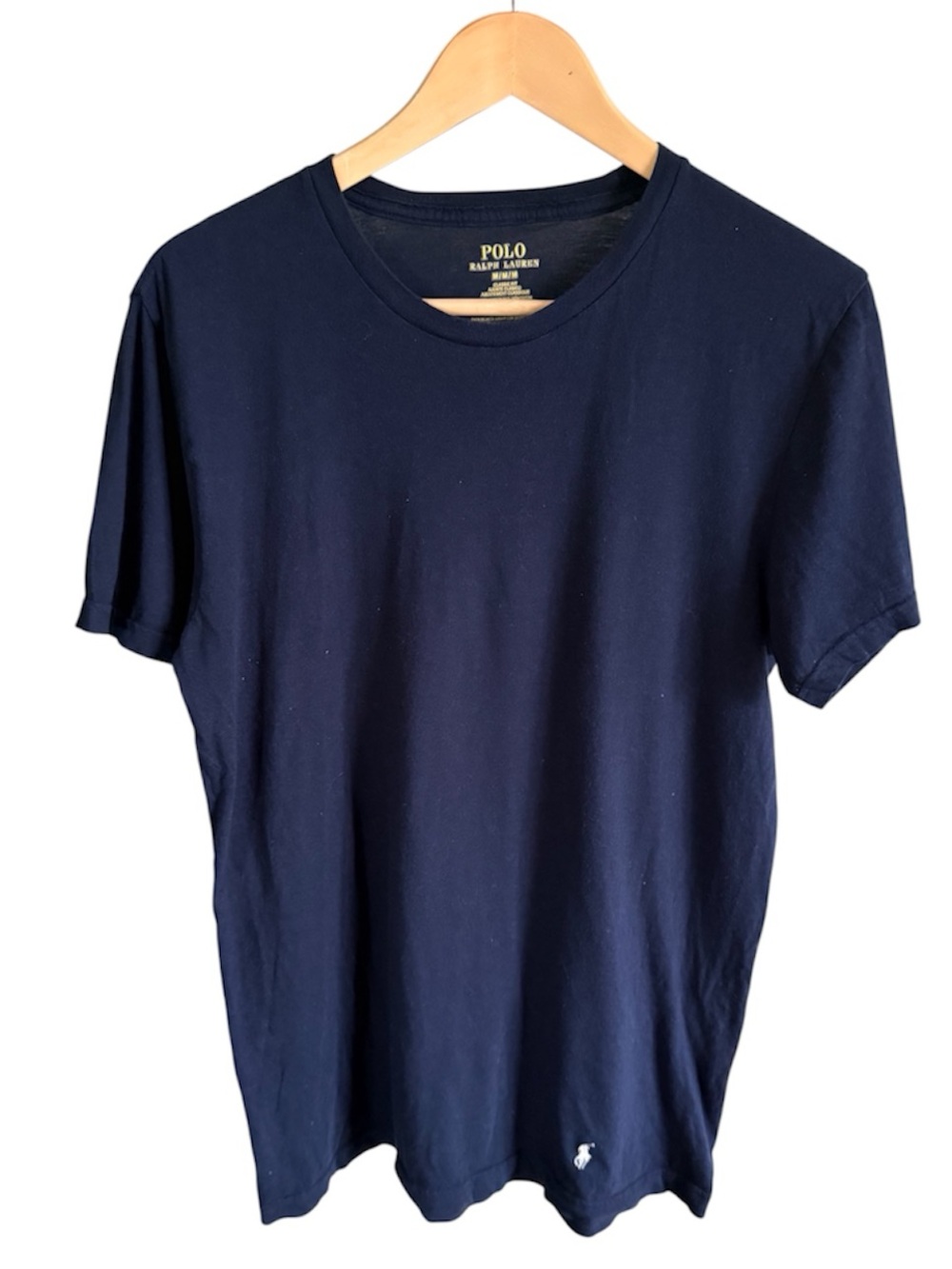 Polo Ralph Lauren Men's Navy Blue Crewneck T-Shirt Small Pony Logo Classic Fit M